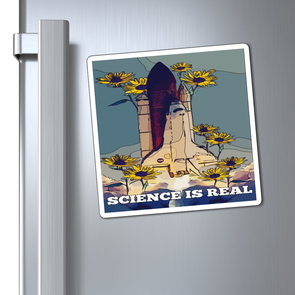 Science is Real Art Illustration Magnets