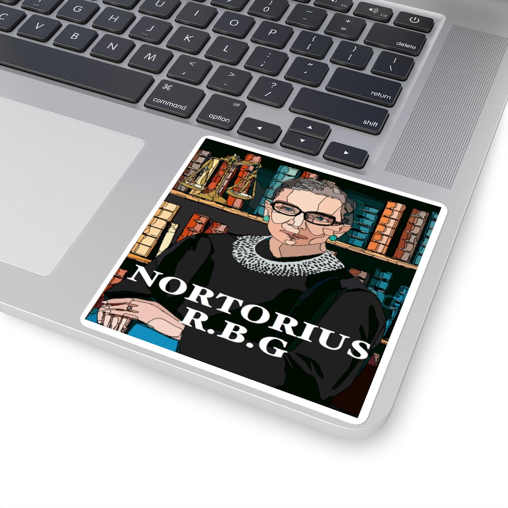 Ruth Bader Ginsburg RBG Sticker | S.C.O.T.U.S | Feminist | Law | Justice | Equal Rights Activist | Role Model For All