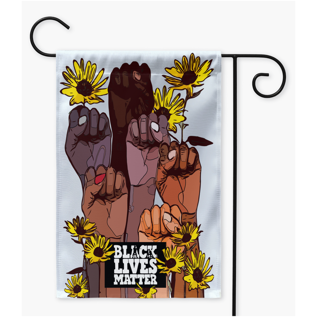 Black Lives Matter Garden Flag (Stand Not Included)