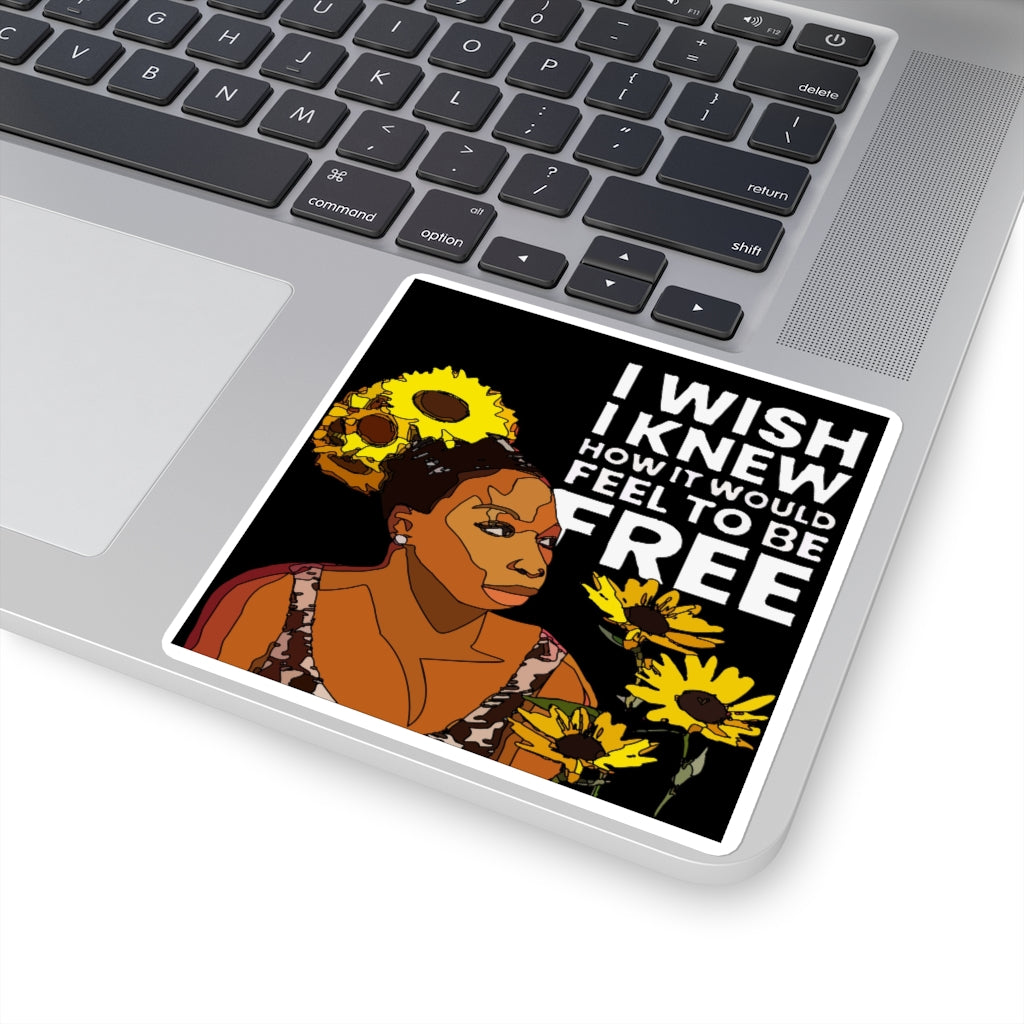 Nina Simone Square Stickers