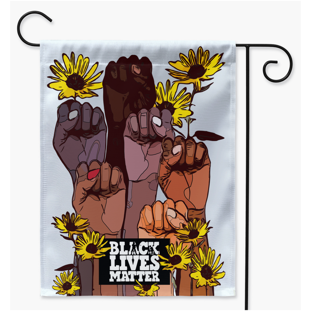 Black Lives Matter Garden Flag (Stand Not Included)