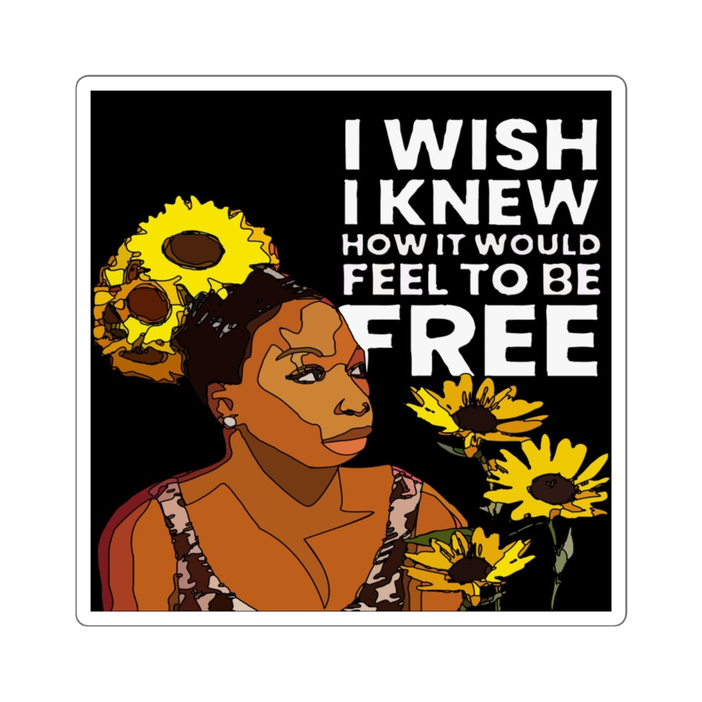 Nina Simone Square Stickers